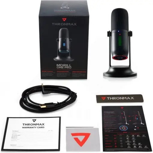 Microphone THRONMAX MDRILL ONE JET BLACK 48KHZ