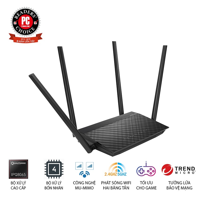 Router wifi ASUS RT-AC1500UHP AC1500