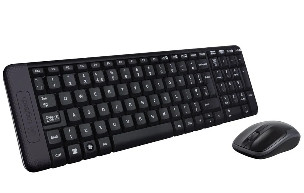 Bộ bàn phím chuột không dây Logitech MK220 Wireless USB