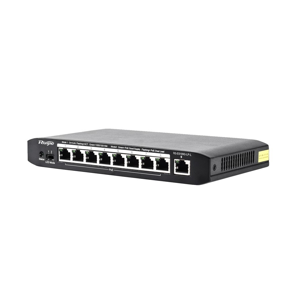 Thiết bị mạng HUB Switch Ruijie RG-ES109G-LP-L