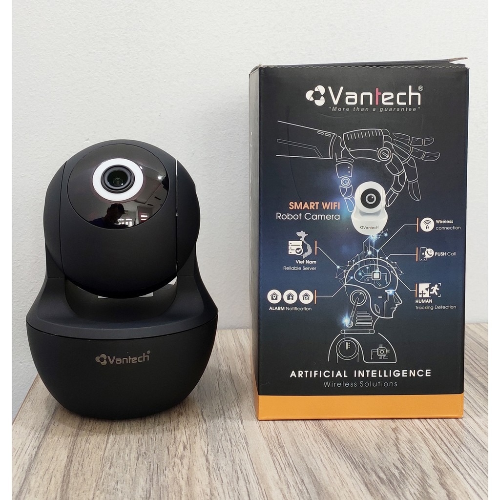 Camera wifi robot Vantech AI-V2020 ( thông minh trí tuệ nhân tạo) 2.0 Megapixel