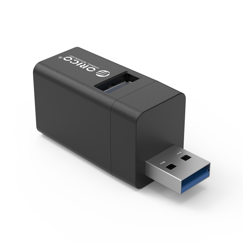 Bộ chia USB HUB Orico 3 cổng USB 3.0 (MINI-U32L-BK-BP)