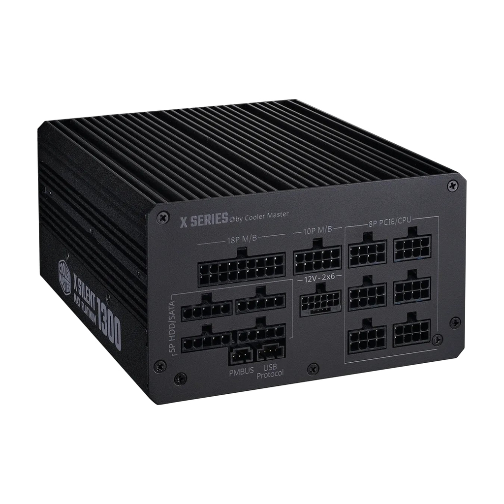 Nguồn máy tính Cooler Master X Silent MAX Platinum 1300 (1300W, 80 PLUS Platinum, Fully Modular, ATX 3.1) - MPS-D001-AFAP-NBEU