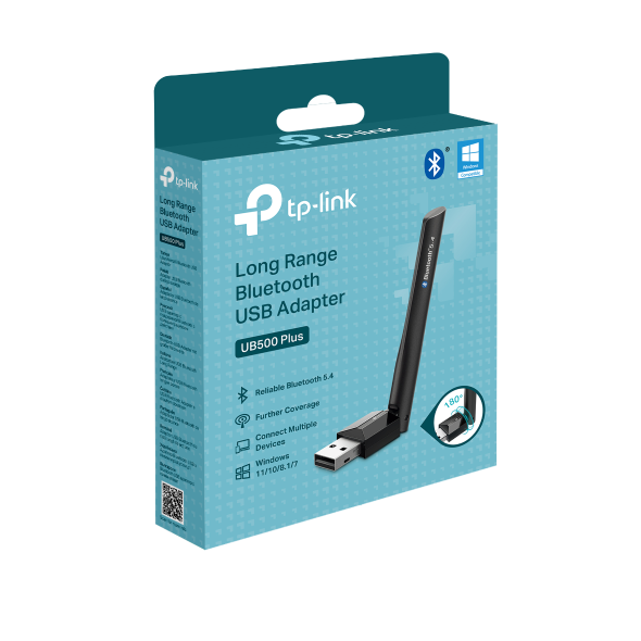 Bộ Chuyển Đổi USB Bluetooth TP-Link UB500 Plus (Bluetooth 5.4, ăng-ten đa hướng, tầm xa)