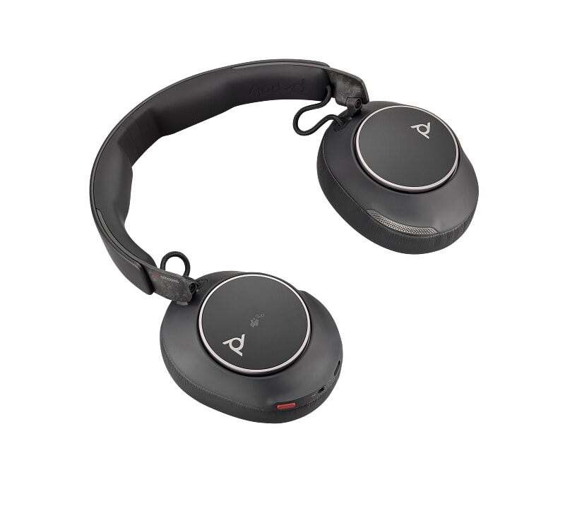 Tai nghe không dây Poly Voyager Surround 80 UC Microsoft Teams USB-C 8H2G3AA (ANC thích ứng, Bluetooth, kèm BT700 và adapter USB-C/A)