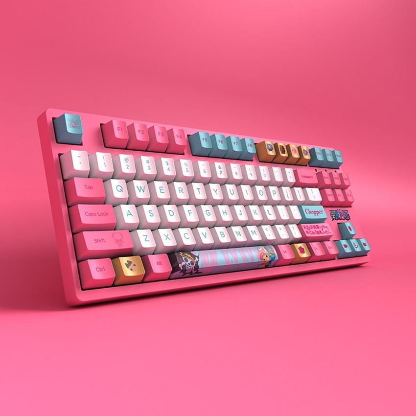 Bàn phím cơ AKKO 3108 v2 One Piece - Chopper AKKO Pink switch