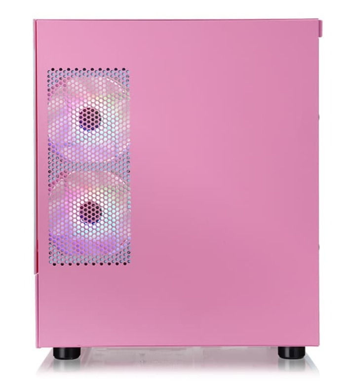 Thùng máy Thermaltake View 170 TG ARGB Snow Micro Chassis - Pink - có sẵn 3 Fan Led