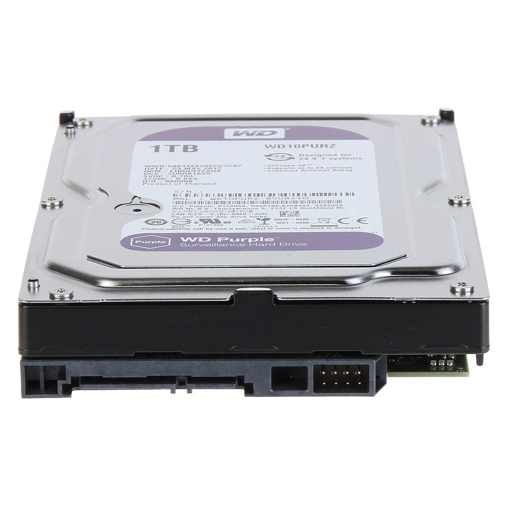 Ổ cứng HDD WD Purple 1TB SATA 3 WD10PURZ