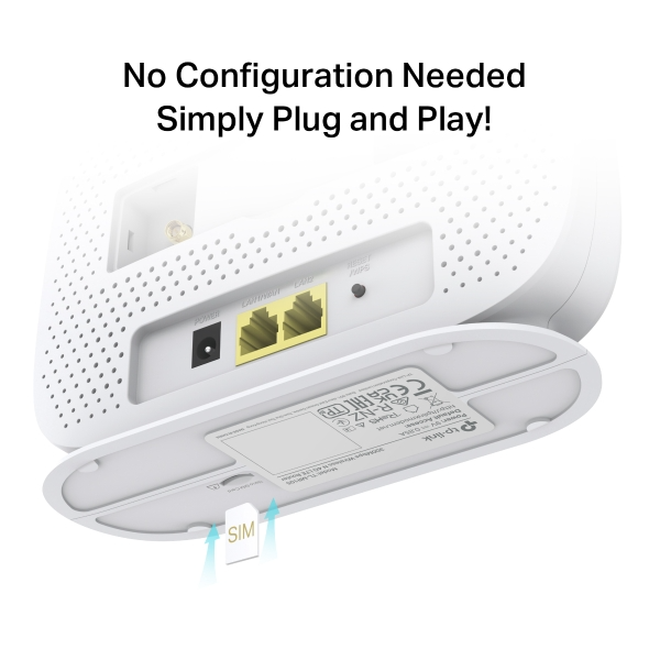 Router 4G Wi-Fi TP-Link TL-MR105 (4G LTE, Wi-Fi 4, 300Mbps, Nano SIM, 2 cổng LAN/WAN)