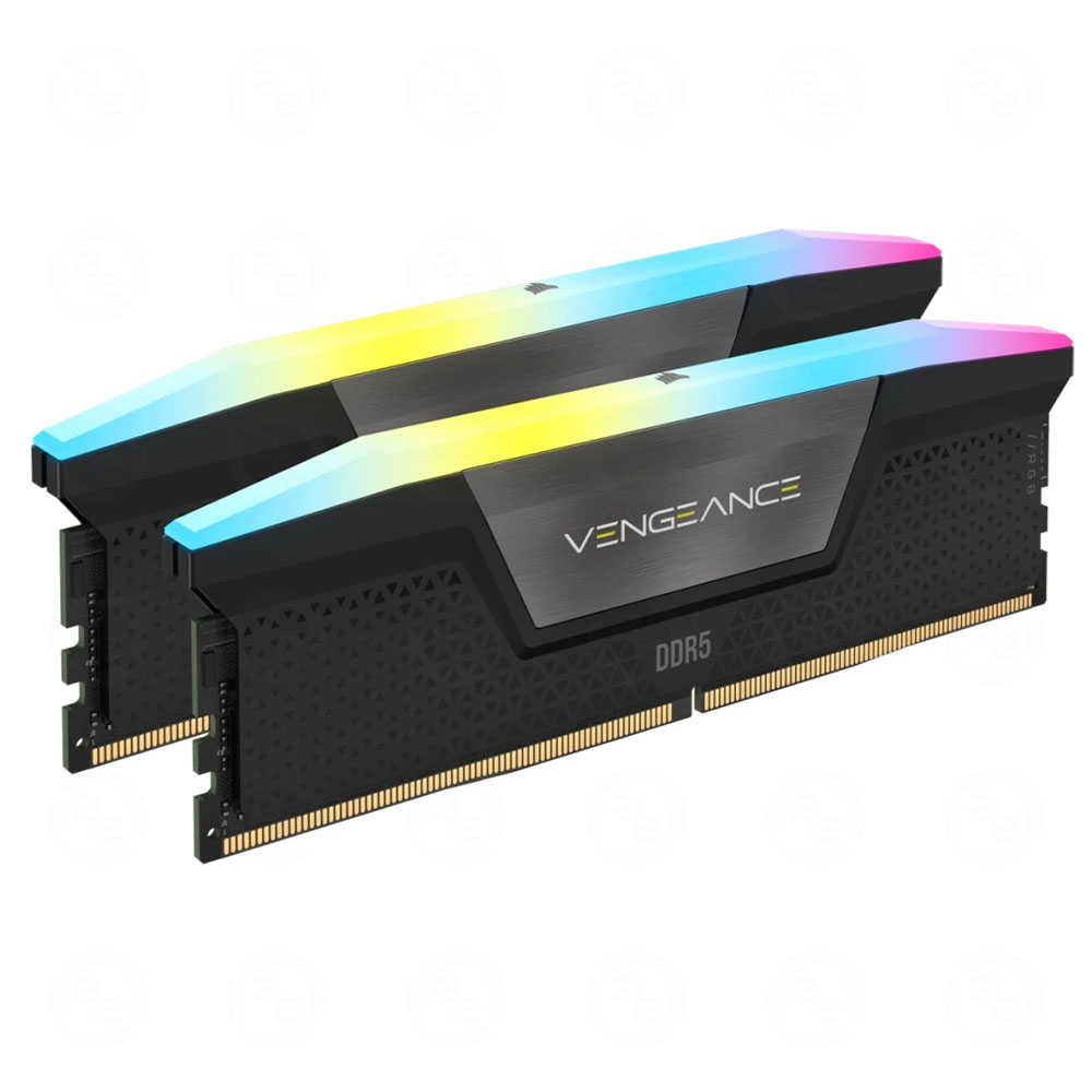 Bộ nhớ trong Corsair DDR5, 5600MHz 64GB 2x32GB DIMM, VENGEANCE RGB Heatspreader, RGB LED, 1.25V