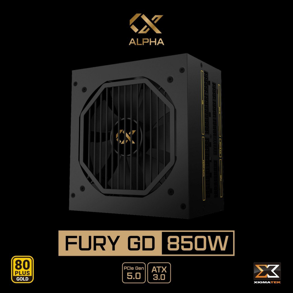 Nguồn Xigmatek FURY GD 850 EN40740 - 850w (80 Plus Gold, Full modular, PCIe 5.0)