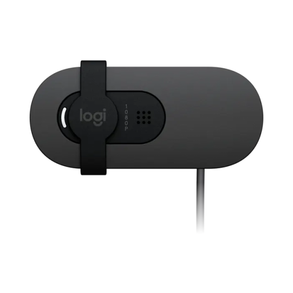 Webcam Logitech Brio 105 FHD (1080p, 30fps, 2MP, Micro Tích Hợp, USB-A, Đen) - 960-001590