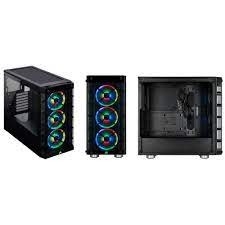 Vỏ Case Corsair 465X TG RGB (Mid Tower /Màu Đen) CC-9011188-WW Sẵn 3 Fan