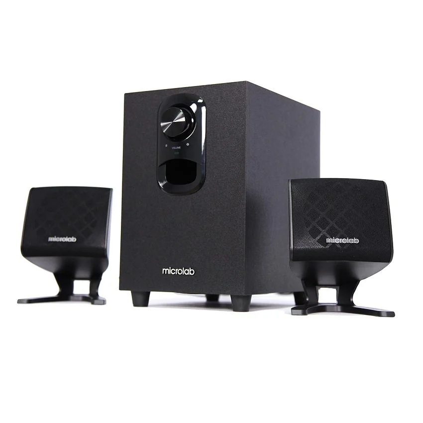 Loa Vi Tính Microlab M-108BT (2.1, 11W, Bluetooth 4.0, USB, AUX, Đen)