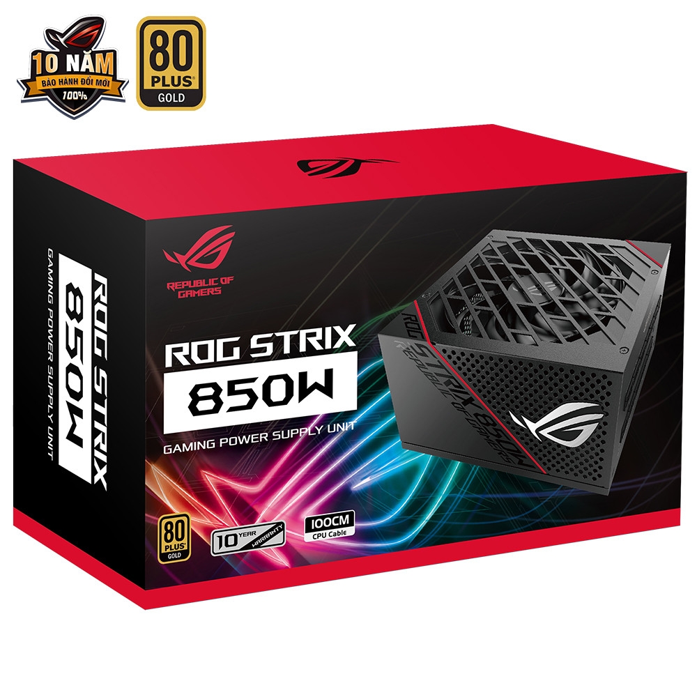 Nguồn máy tính ASUS ROG STRIX 850G 850W 80 Plus Gold ROG-STRIX-850G
