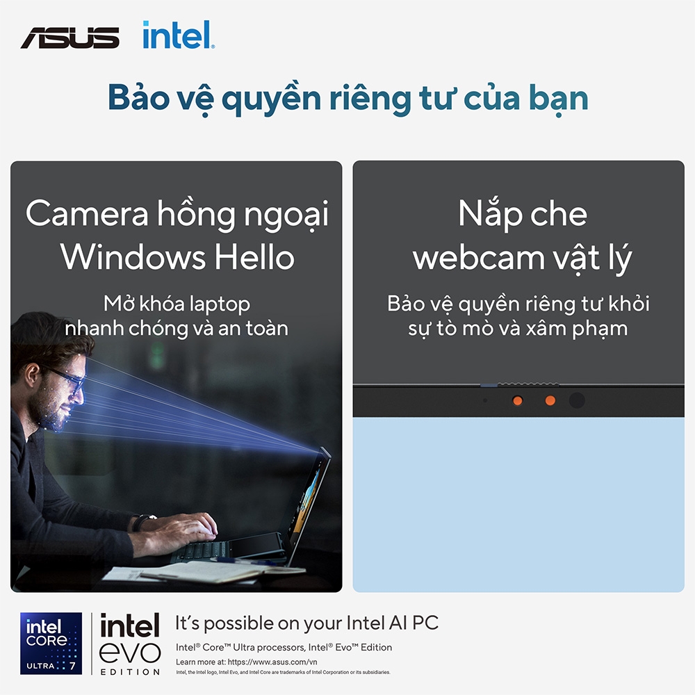 Laptop Asus Zenbook 14 UX3405CA-PZ187WS (16GB | 512GB | Intel Arc | 14 inch 3K OLED | Win 11 | Office | Xanh | Pen)