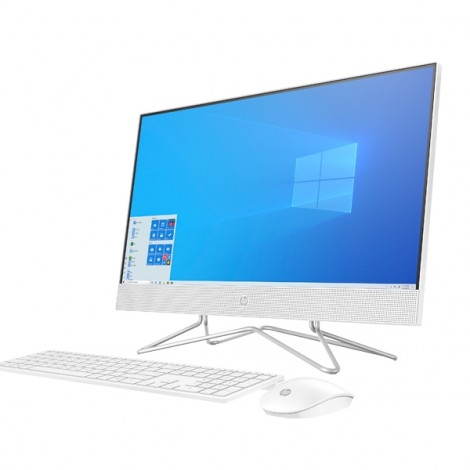 Máy tính để bàn All in one HP 24-df1030d AIO (4B6E3PA)/ White/ Intel Core i5-1135G7 (up to 4.2Ghz, 8MB)/ RAM 8GB/ 512Gb SSD/ Intel Iris Xe Graphics/ 23.8 inch FHD/ WL BT/ Key& Mouse/ Win 11H/ 1Yr