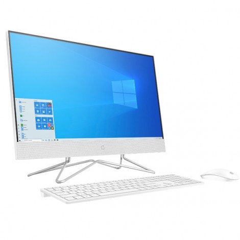 Máy tính để bàn All in one HP 24-df1030d AIO (4B6E3PA)/ White/ Intel Core i5-1135G7 (up to 4.2Ghz, 8MB)/ RAM 8GB/ 512Gb SSD/ Intel Iris Xe Graphics/ 23.8 inch FHD/ WL BT/ Key& Mouse/ Win 11H/ 1Yr