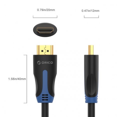 Cáp HDMI Version 1.4 Orico HM14-15-BK 1.5 Mét