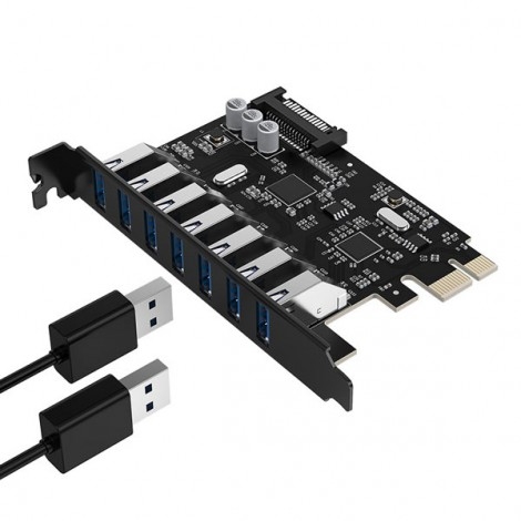 Card mở rộng 7 cổng USB 3.0 Orico PVU3-7U-V1