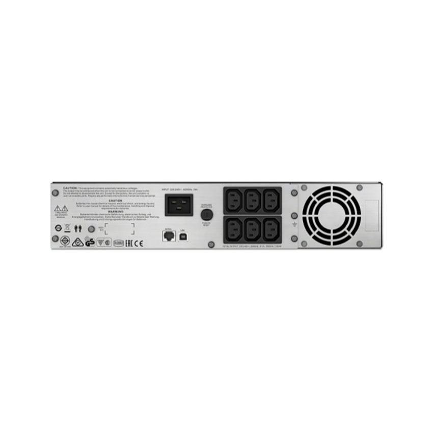 UPS APC Smart-UPS C SMC2000I-2U (2000VA/1300W, Rackmount 2U, LCD, 230V)