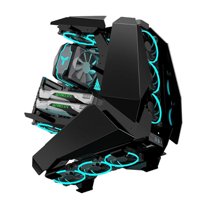 Vỏ Case JONSBO MOD-5 (ATX, Open-Frame, Kính Cường Lực, GPU 400mm, Tản Nước 360mm)