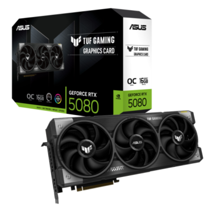 VGA Asus Tuf Gaming Geforce RTX 5080 OC 16GB TUF-RTX5080-016G-GAMING