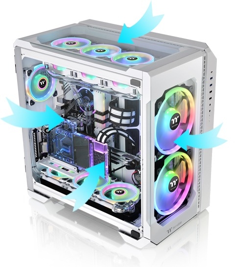 Case Thermaltake View 51 TG Snow ARGB Edition
