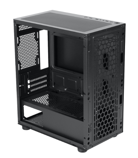 Vỏ máy tính MAGIC GM-01 BLACK GLASS CÓ SẮN 4 FAN (MATX)