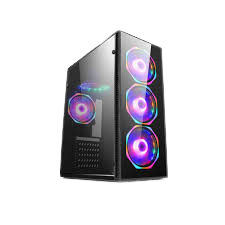 VỎ CASE MÁY TÍNH GAMING VSP V3 609 sẵn 3 FAN LED