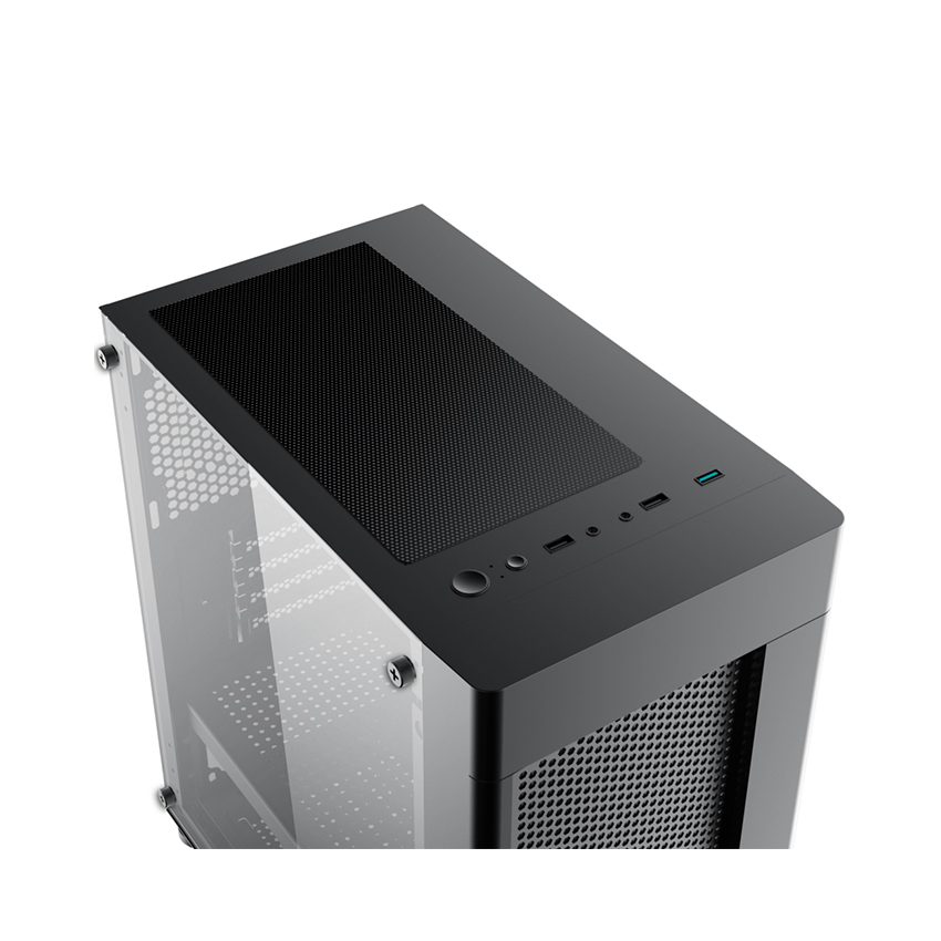 Vỏ Case Xigmatek  AERO 2F EN46591  ( Mini Tower/Màu Đen) - 2 FAN LED