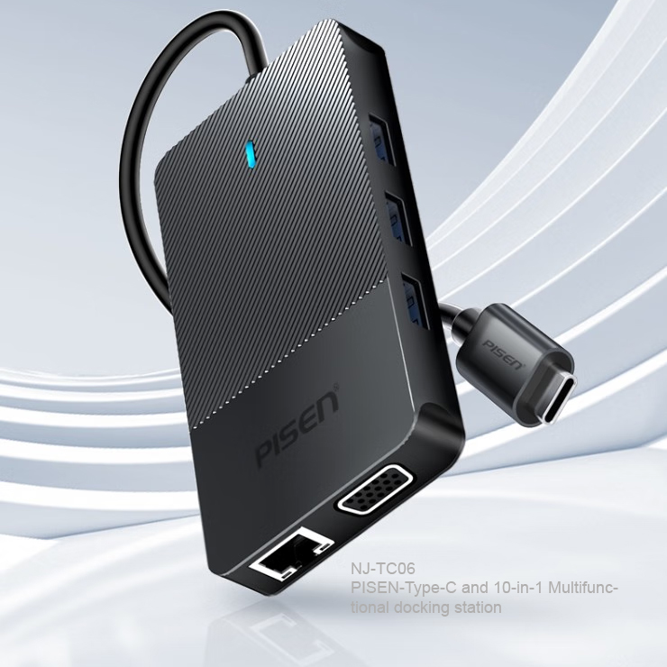 Hub chuyển Type-C 5 trong 1. HDMI+ 3xU3 +PD. (NJ-TC03)