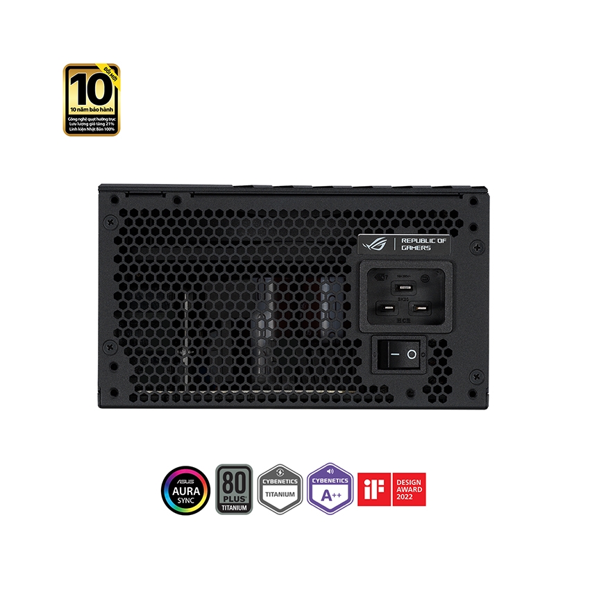 Nguồn máy tính Asus ROG THOR 1600T 1600w Titanium ( Pci Gen 5.0 - Full Modular)