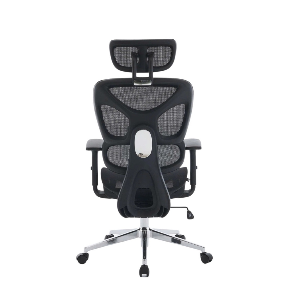 Ghế công thái học EDRA EEC229 (Full lưới, kê tay 3D, ngả 135°, đen)