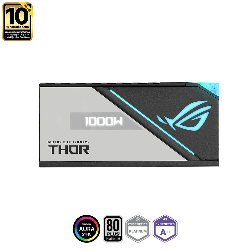 Nguồn máy tính ASUS ROG THOR 1000P2 GAMING 1000W PLATINUM ROG-THOR-1000P2-GAMING