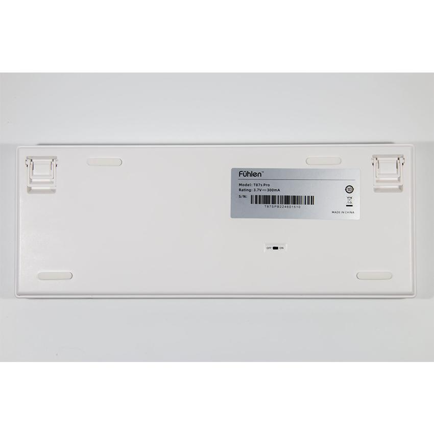Bàn phím cơ Fuhlen T87s Pro White