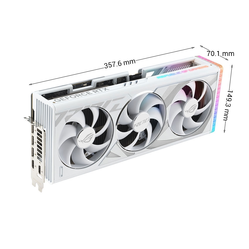 Card màn hình ASUS ROG Strix GeForce RTX 4080 OC White Edition 16GB