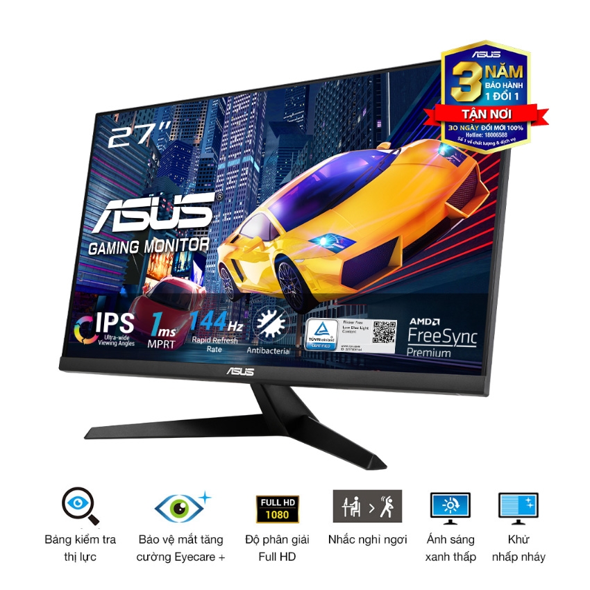 MÀN HÌNH ASUS VY279HGE (27 INCH/FHD/IPS/144HZ/1MS)