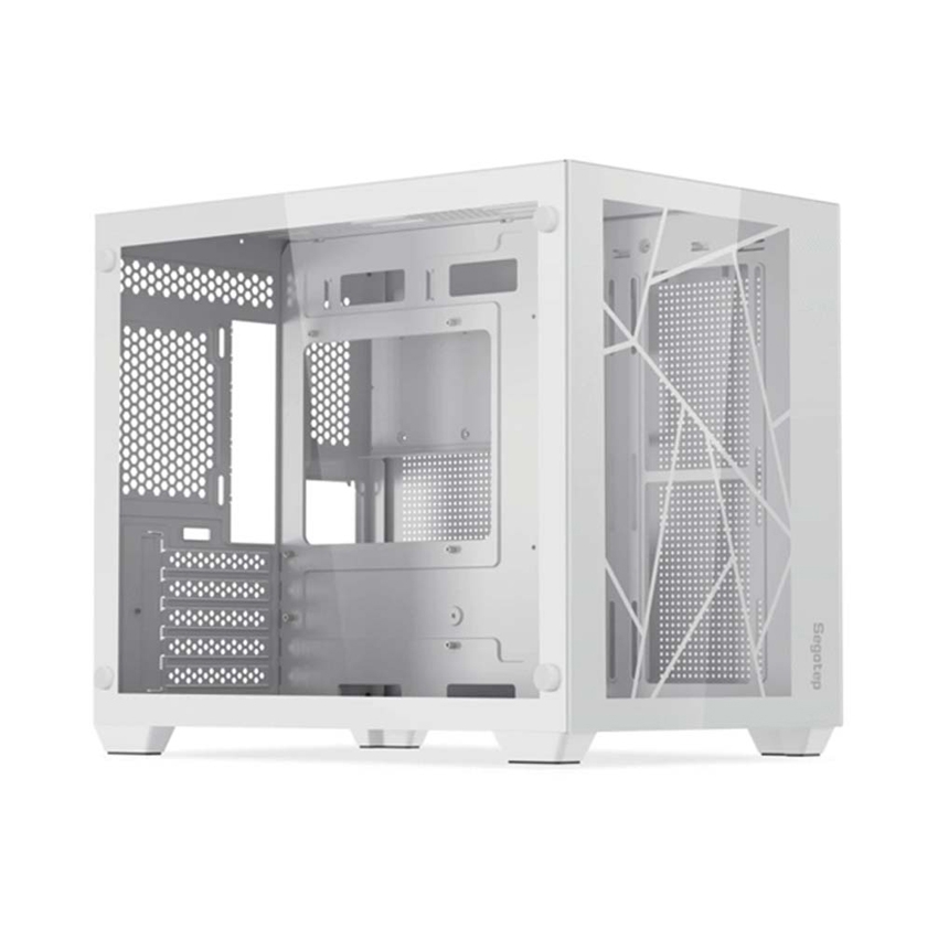 Case Máy Tính SEGOTEP LUMI II WHITE - Không Fan