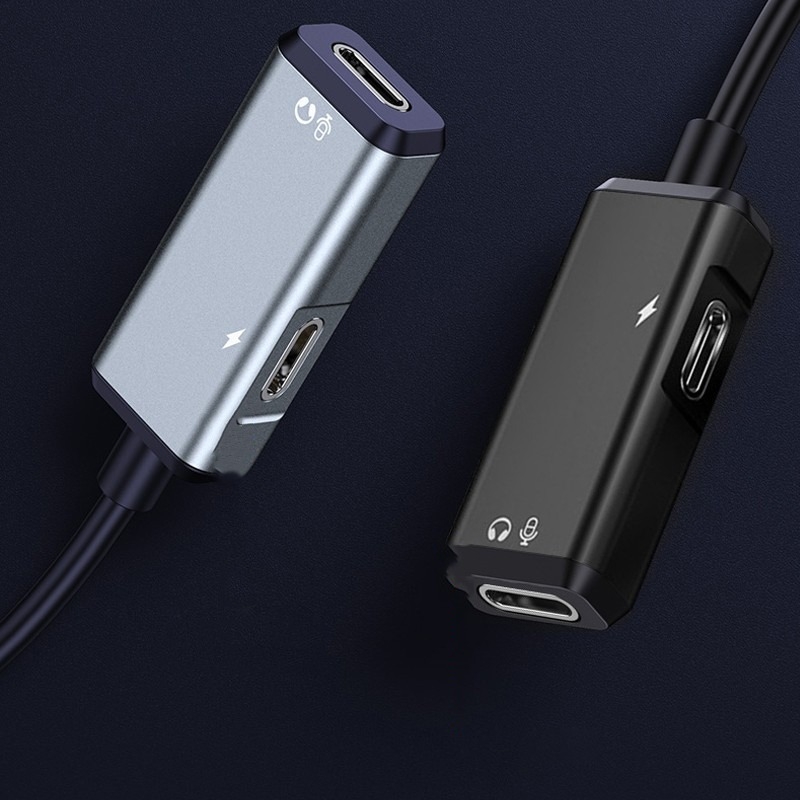 Hub chuyển 2 trong 1 Lightning Zinc Alloy PISEN LS-YP17-125. Chuyển Lightning sang Dual Lightning (Sạc, nghe , gọi)