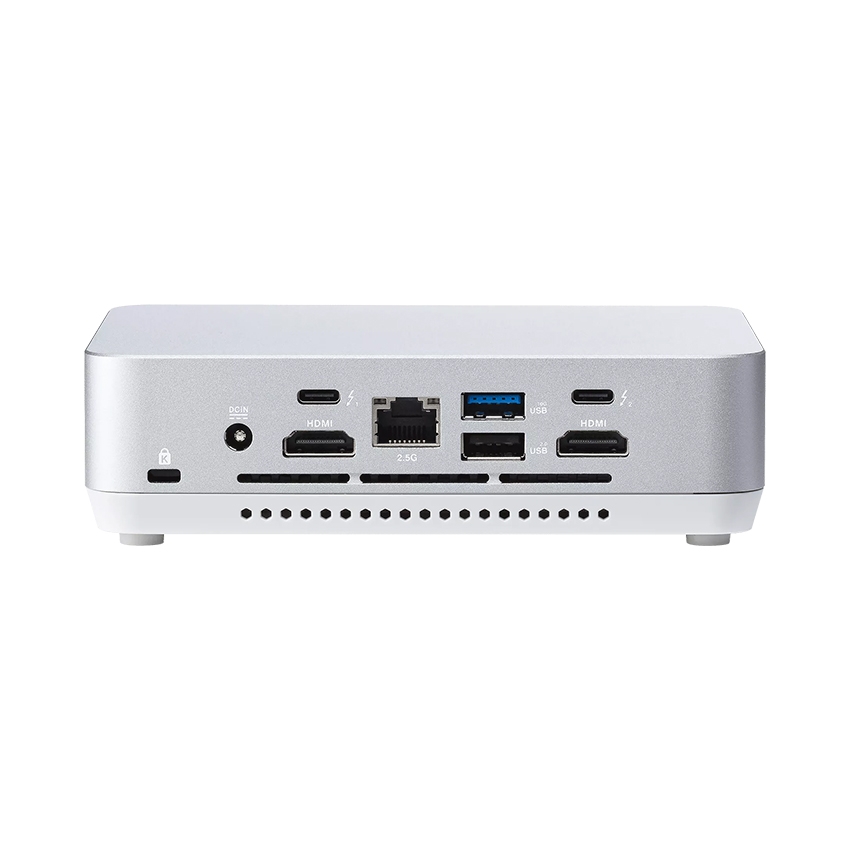 Bộ Mini PC Asus NUC 14 PRO Tall RNUC14RVSU500001I (U5- 125H/ 2xNVMe/ 2x HDMI 2.1/2x DP 1.4a/ VESA MOUNT/ WHITE)