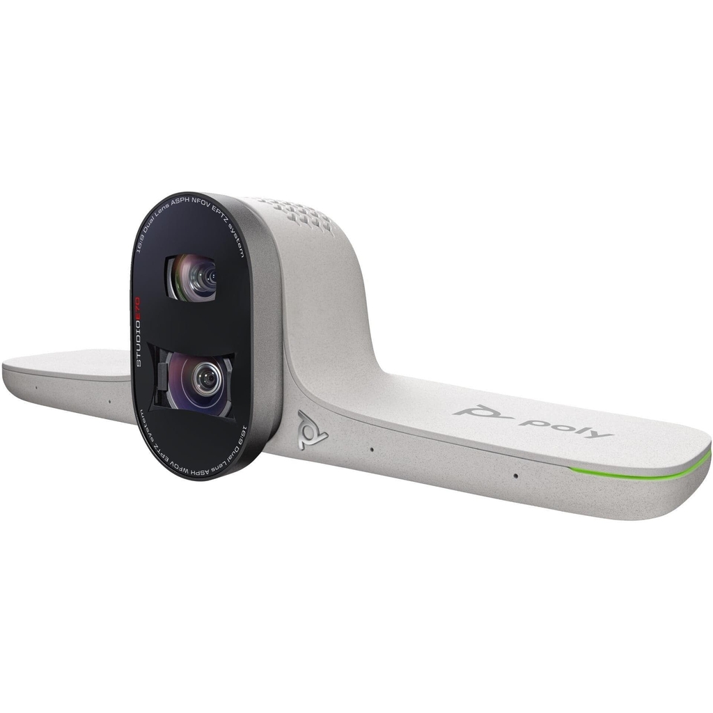 Camera hội nghị thông minh Poly Studio E70 842F8AA (Camera kép 4K 2 x 20MP, góc nhìn 120°/70°, zoom 7.3x)