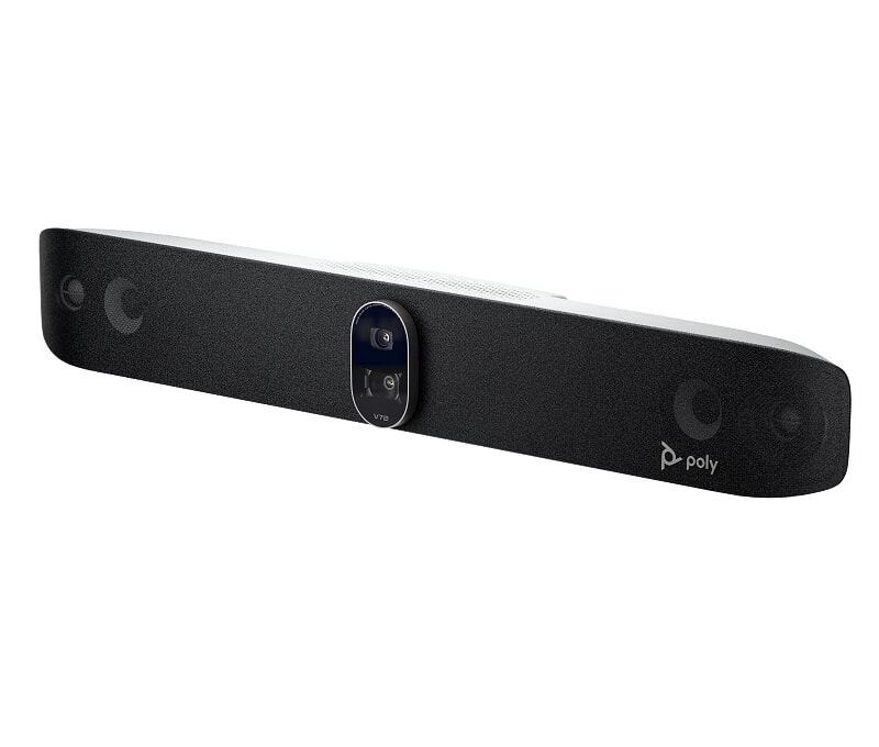 Webcam hội nghị cao cấp Poly Studio V72 USB Video Bar AV1E3AA (Camera kép 4K 2 x 20MP, góc nhìn 120°/70°, zoom 7.3x)