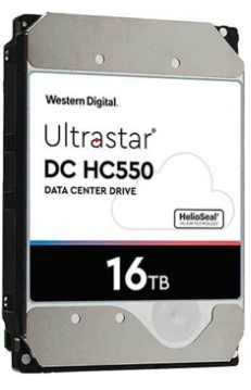 HDD WD Ultrastar HC550 16TB 3.5 inch SATA Ultra 512E SE HE14 512MB Cache 7200RPM WUH721816ALE6L4