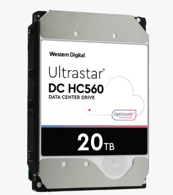HDD WD Ultrastar DC HC560 20TB SATA 3.5inch WUH722020ALE6L4