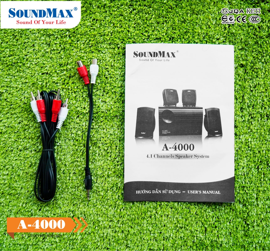 Loa vi tính SoundMax A-4000/4.1 (60W RMS)