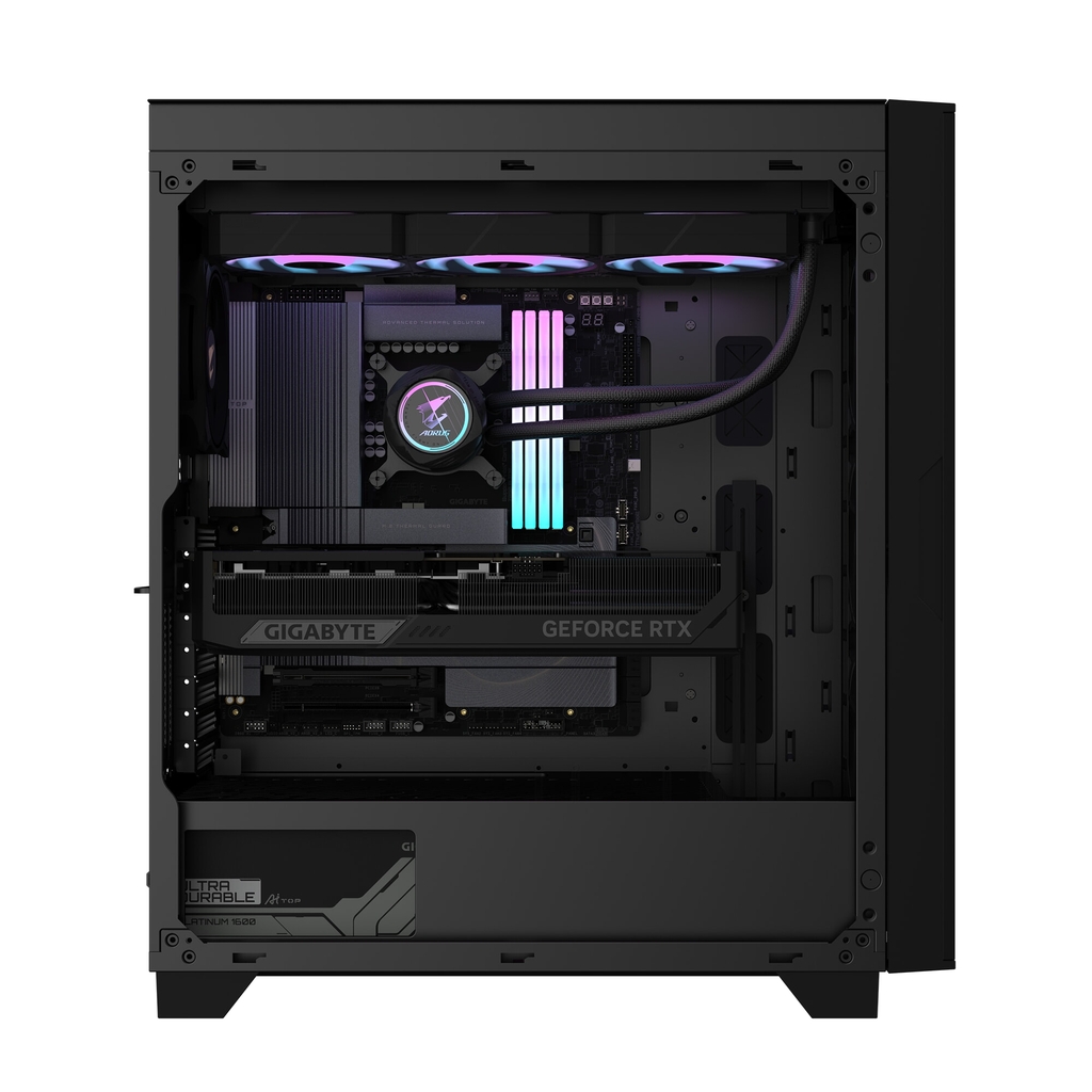 PC GIGABYTE AI TOP 100 Z890 AT1I9N9-0005 (Intel Core Ultra 9 285K, 128GB DDR5, 320GB SSD AI, 2TB SSD, RTX 5090 32GB, đen)