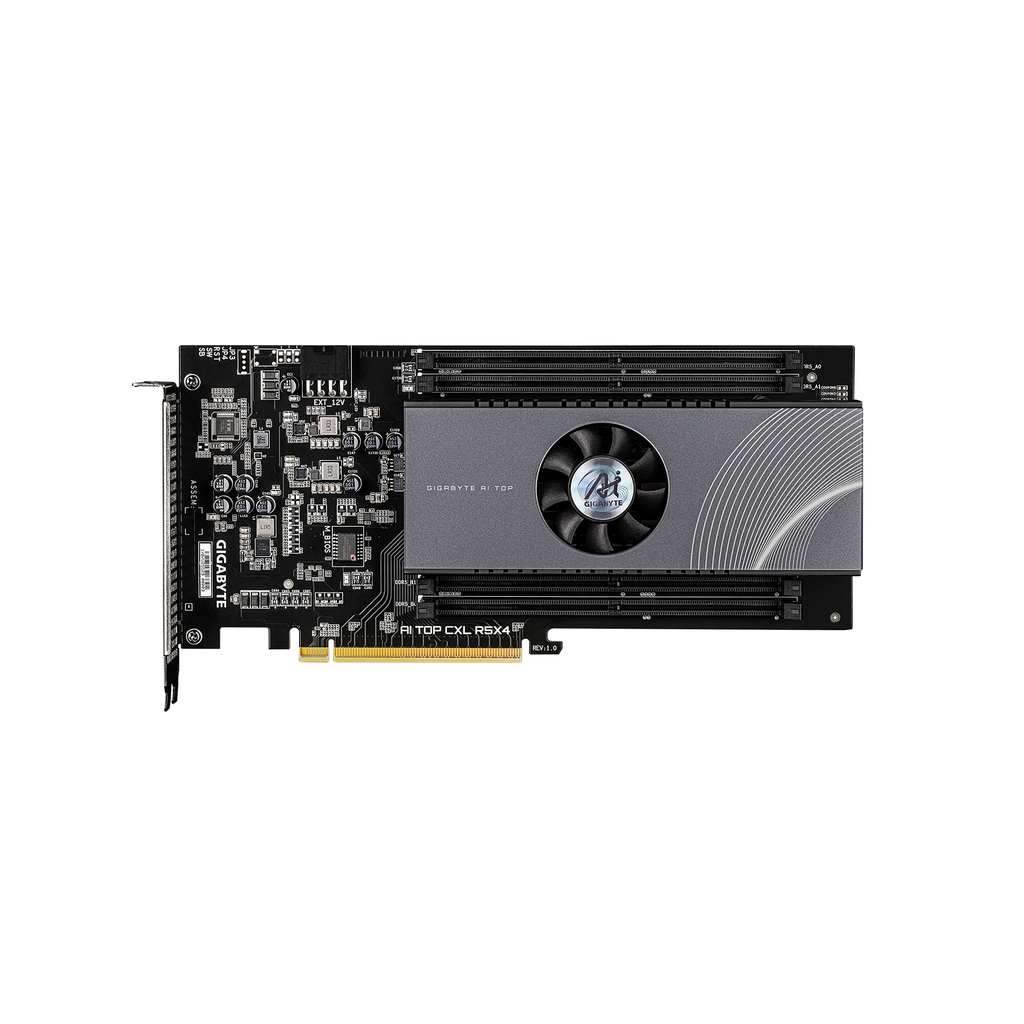 Card mở rộng bộ nhớ Gigabyte AI TOP CXL R5X4 (CXL 2.0/1.1, PCIe 5.0 x16, 4 khe DDR5 ECC RDIMM)