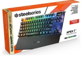 BÀN PHÍM CƠ STEELSERIES APEX 7 TKL RGB MECHANICAL RED SWITCH US (64646)