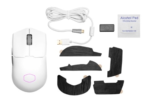 Chuột Máy Tính Cooler Master MM712-WWOH1 Hybrid Wireless Mouse White Matte (Màu Trắng Mờ)